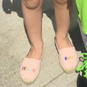 •SOLUDOS•🎉HP🎉 BOHO POSH PARTY “BEACH BUM” EMBROIDERED ESPADRILLE SLIP ON SIZE 12